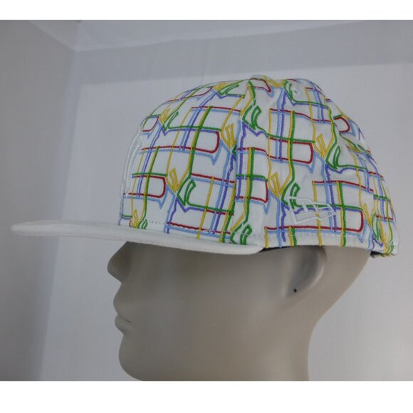 New York Yankees New Era 7 1/2 Fitted Colorful Hat (has sticker residue) - Picture 3 of 13